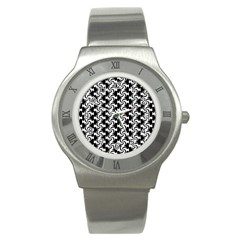 Candy Illustration Pattern Stainless Steel Watches by GardenOfOphir