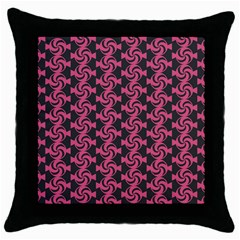 Candy Illustration Pattern Throw Pillow Cases (black) by GardenOfOphir