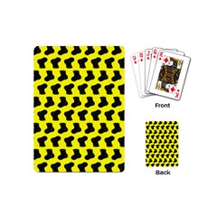 Cute Baby Socks Illustration Pattern Playing Cards (mini) 