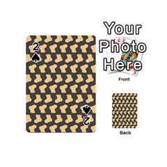 Cute Baby Socks Illustration Pattern Playing Cards 54 (mini) 