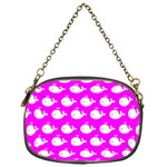 Cute Whale Illustration Pattern Chain Purses (One Side)  Front