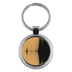 Sunset Black Key Chains (round)  by digitaldivadesigns