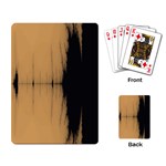 Sunset Black Playing Card Back