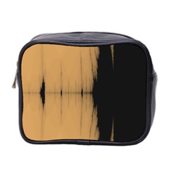 Sunset Black Mini Toiletries Bag 2-side by digitaldivadesigns