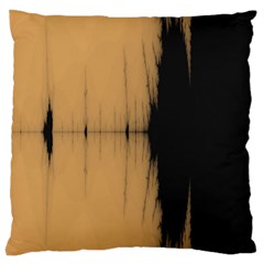 Sunset Black Large Cushion Cases (two Sides)  by digitaldivadesigns