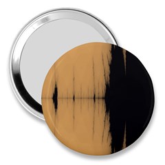 Sunset Black 3  Handbag Mirrors by digitaldivadesigns