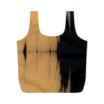 Sunset Black Full Print Recycle Bags (M)  Back