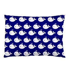 Cute Whale Illustration Pattern Pillow Cases (two Sides) by GardenOfOphir