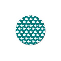 Cute Whale Illustration Pattern Golf Ball Marker (10 Pack) by GardenOfOphir