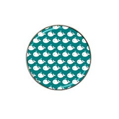 Cute Whale Illustration Pattern Hat Clip Ball Marker by GardenOfOphir