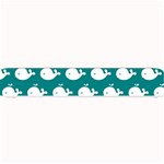 Cute Whale Illustration Pattern Small Bar Mats 24 x4  Bar Mat