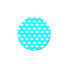 Cute Whale Illustration Pattern Golf Ball Marker (4 Pack) by GardenOfOphir