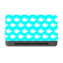 Cute Whale Illustration Pattern Memory Card Reader With Cf by GardenOfOphir