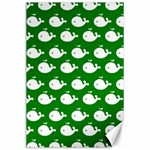 Cute Whale Illustration Pattern Canvas 24  x 36  23.35 x34.74  Canvas - 1