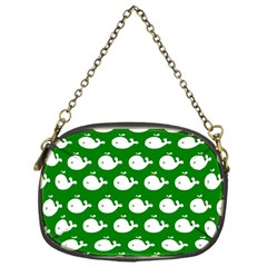 Cute Whale Illustration Pattern Chain Purses (one Side)  by GardenOfOphir