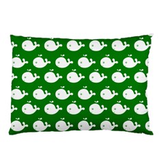 Cute Whale Illustration Pattern Pillow Cases by GardenOfOphir