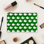 Cute Whale Illustration Pattern Cosmetic Bag (Medium)  Front