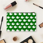 Cute Whale Illustration Pattern Cosmetic Bag (Medium)  Back