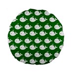 Cute Whale Illustration Pattern Standard 15  Premium Round Cushions Front