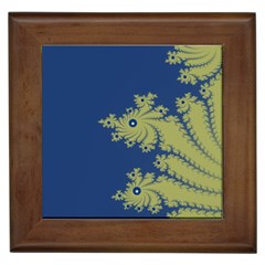 Blue And Green Design Framed Tiles