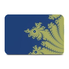 Blue And Green Design Plate Mats