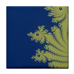 Blue And Green Design Face Towel