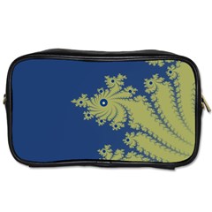 Blue And Green Design Toiletries Bags 2-side