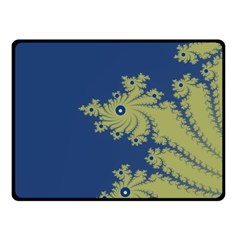 Blue And Green Design Fleece Blanket (small)