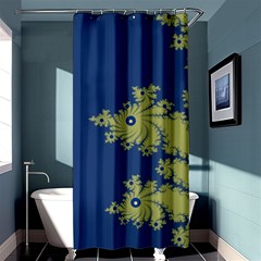 Blue And Green Design Shower Curtain 36  X 72  (stall) 