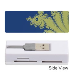 Blue And Green Design Memory Card Reader (stick)  by digitaldivadesigns