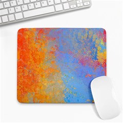 Hot And Cold Large Mousepads by digitaldivadesigns