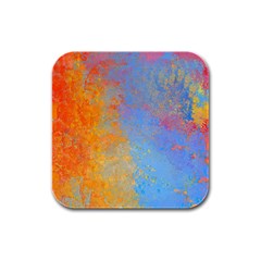 Hot And Cold Rubber Square Coaster (4 Pack) 