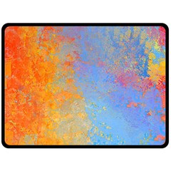 Hot And Cold Fleece Blanket (large) 