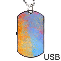 Hot And Cold Dog Tag Usb Flash (two Sides) 