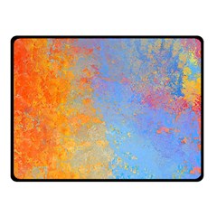 Hot And Cold Double Sided Fleece Blanket (small) 