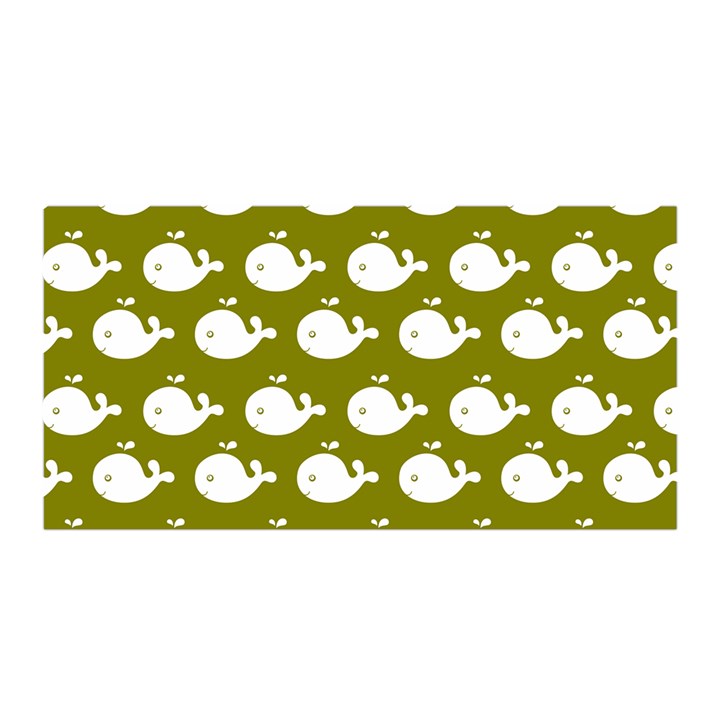 Cute Whale Illustration Pattern Satin Wrap