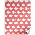 Cute Whale Illustration Pattern Canvas 36  x 48   35.26 x46.15  Canvas - 1