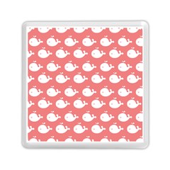 Cute Whale Illustration Pattern Memory Card Reader (square)  by GardenOfOphir