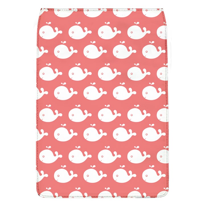 Cute Whale Illustration Pattern Flap Covers (L) 