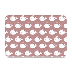 Cute Whale Illustration Pattern Plate Mats by GardenOfOphir