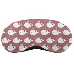 Cute Whale Illustration Pattern Sleeping Masks by GardenOfOphir