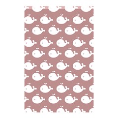 Cute Whale Illustration Pattern Shower Curtain 48  X 72  (small)  by GardenOfOphir