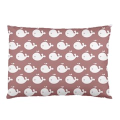 Cute Whale Illustration Pattern Pillow Cases (two Sides) by GardenOfOphir