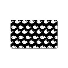 Cute Whale Illustration Pattern Magnet (name Card) by GardenOfOphir