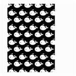 Cute Whale Illustration Pattern Small Garden Flag (Two Sides) Back