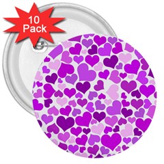 Heart 2014 0929 3  Buttons (10 Pack) 