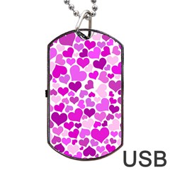 Heart 2014 0930 Dog Tag USB Flash (Two Sides) 