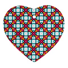 Cute Pattern Gifts Ornament (heart) 