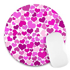 Heart 2014 0931 Round Mousepads by JAMFoto