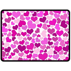 Heart 2014 0931 Fleece Blanket (large) 